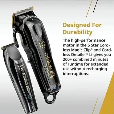 машынка для стрижки: Машинка для стрижки волос Wahl, Более 120 мин — 3