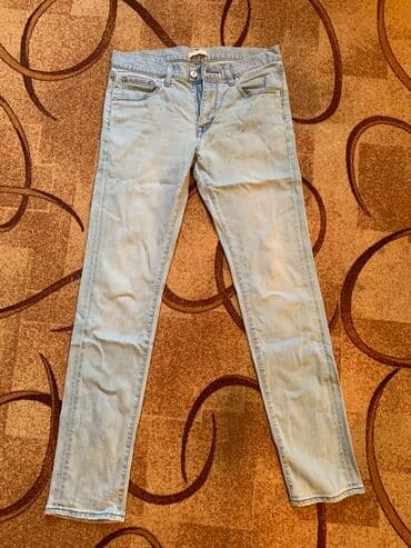 джинсы голубые: Джинсы и брюки, цвет - Голубой, Новый — 1