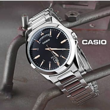 купить золотые часы бу: Модель часов MTP-1370-1A2 ___ Функции : дата, день недели — 1