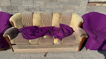 семейные одежды: Комплект мягкой мебели, Самовывоз, цвет - Фиолетовый — 4