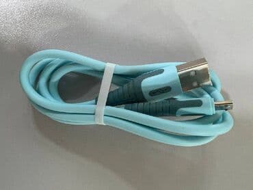 микро usb: Кабель micro USB - USB, blue - кабель для зарядки и передачи данных — 1
