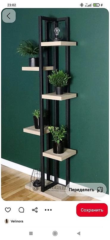 комоды с зеркалом бишкек: Полка, этажерка для цветов, Новый, Дерево — 6