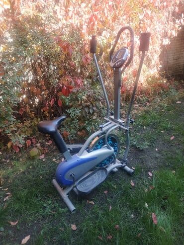 эллиптический тренажер купить бу: Эллиптический тренажёр 2-в-1 с сиденьем и рулём-лыжными рычагами - — 3