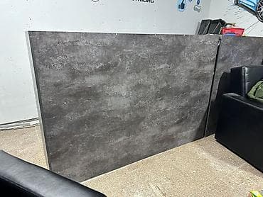 мебел ош бу: Офисный стол, Б/у, Нерегулируемый, цвет - Серый, Прямоугольный, ЛДСП, Самовывоз — 1