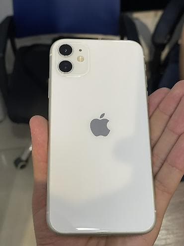 iphone xr 128: IPhone 11, Б/у, 128 ГБ, Белый, Коробка, 76 % — 3