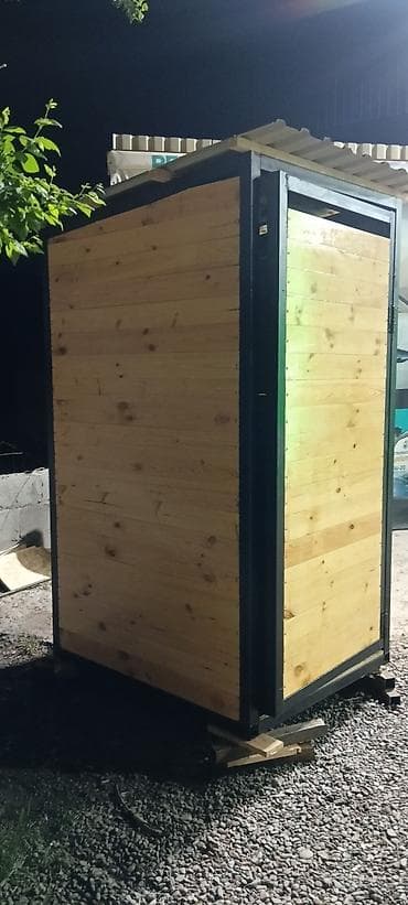 охрана будка: Туалетная кабинка, будка, Материал: Дерево — 3