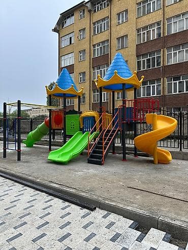 пластиковый домик: Детская площадка Для улицы, Новый — 4