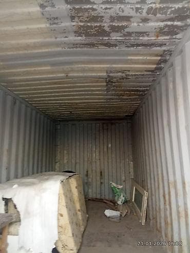 Морской контейнер 20 футов. Описание: - Стальной каркас, рифленые