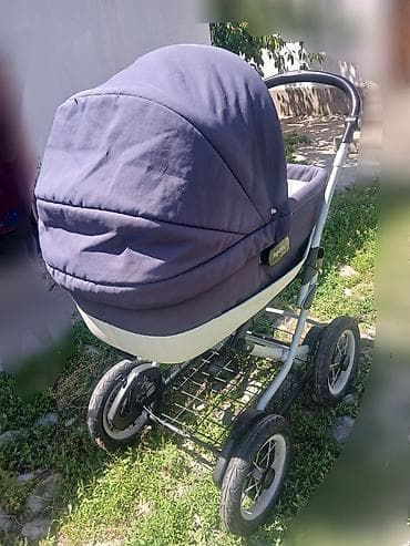 советские коляски: Продам детскую коляску. Крепкий каркас. Ручка регулируется и спинка — 3
