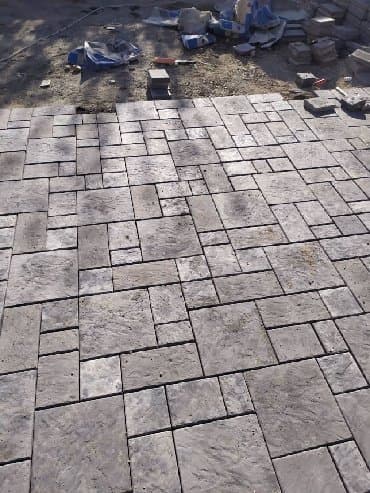 камни для аквариума: Брусчатка, тротуарная плитка под белый мрамор, камень, дерево. В — 8