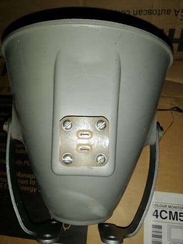 Ковролин: Громкоговоритель рупорный ГР-1. 2 новые пластиковые серые 1 бу черный — 5