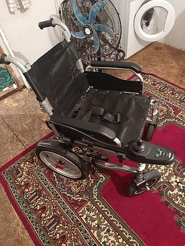 Медициналык кийим: Электрическая инвалидная коляска с джойстиковым управлением - — 4