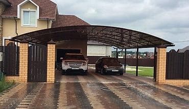 Навесы для автомобиля/дворовых зон под ключ - Назначение: защита авто