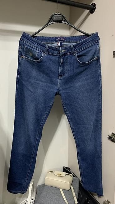 джинсовая юбка: Джинсы из плотного денима классического синего цвета. (Оригинал) - — 2