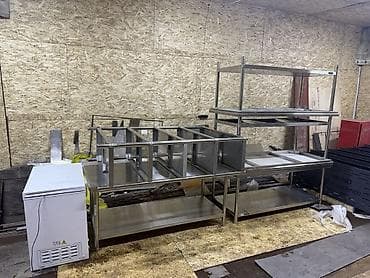 Компрессорлор: Срочно продам нержавейку 4 стола 2 стеллажа две раковины одна со — 2