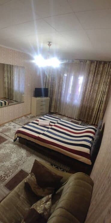 квартира посуточно аламедин 1: 1 комната, Душевая кабина, Постельное белье, Кондиционер — 2