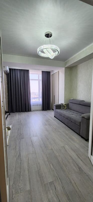 срочно продаётся 1 комнатная квартира в районе ошского рынка по улице кенсуйская: 2 комнаты, 64 м², Элитка, 11 этаж, Евроремонт — 4