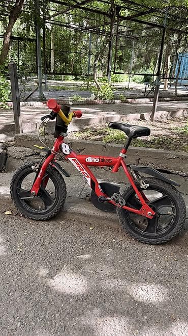 детский велосипед dino bikes inter 16: Детский велосипед, 2-колесный, 4 - 6 лет, Для мальчика, Б/у — 1