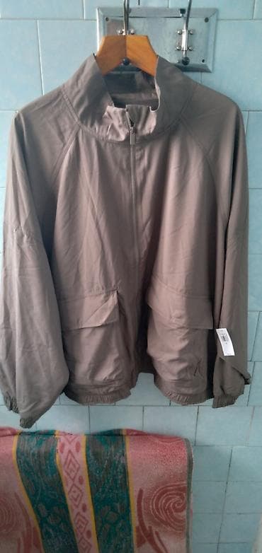 Атайын кийим: Эркектердин курткасы, 4XL, Old Navy, Жаңы, түсү - Саргыч боз, Өзү алып кетүү — 4