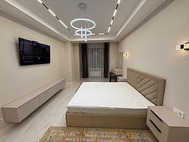 discovery studio: 3 комнаты, 102 м², Асанбай мкр Элитка, 12 этаж, Дизайнерский ремонт — 3