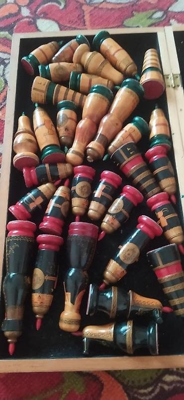 Шахматы: Шахматы! Редкий экземпляр, национальный исторический стиль! цена 12000 — 3