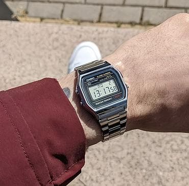 Классикалык сааттар: CASIO A158WA-1 — легендарные цифровые часы в ретро-стиле с — 4
