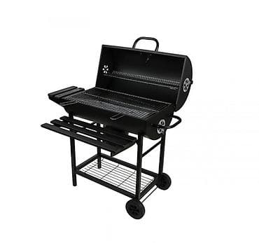 75: Угольный гриль-мангал на колесах «King of Grill» - Просторная — 2