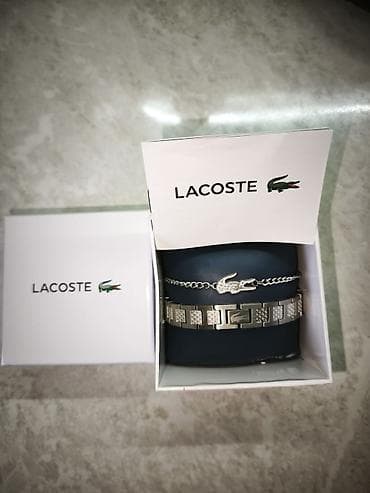 Браслеты Lacoste в фирменной коробке. - Набор из двух металлических — 1