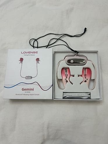 Lovense Gemini — Bluetooth-виброклипсы для сосков с регулировкой силы