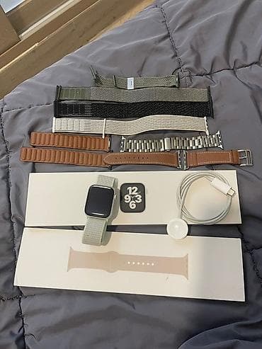 ipad м2: Apple Watch SE 44 mm 97 akb комплектом ремешков и зарядкой — 1