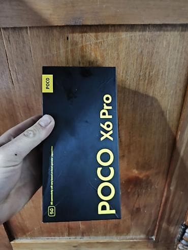 телефон бу бишкек: Poco X6 Pro 5G, Б/у, 512 ГБ, цвет - Желтый, 2 SIM — 2