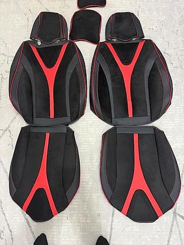 mercedes benz e class 210: Чехлы Экокожа, С подушкой, цвет - Черный, Новый, Бесплатная доставка — 1