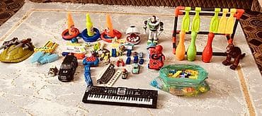 Игрушки в хорошем состоянии 
За все целый пакет