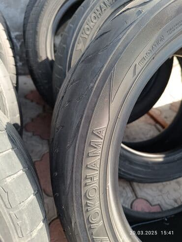 авто шини: R- 18 235/50/18 yokohama 4 штук 235/55/18 dunlop 5 штук 255/45/18 — 13