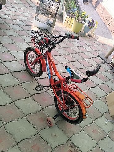 пега: Детский велосипед, 2-колесный, 4 - 6 лет, Для мальчика, Б/у — 6