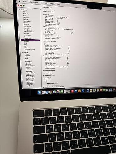 macbook pro retina 13: MacBook Air 15", цвет starlight, 8/256gb Состояние отличное, как — 6