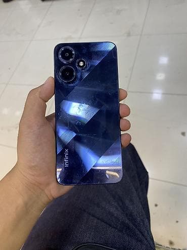 ipone air: Infinix Hot 30 Play, Б/у, 128 ГБ, цвет - Синий, 2 SIM — 2