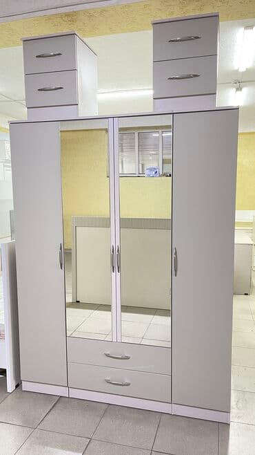 самые дешевые спальные гарнитуры с матрасом в комплекте: Спальный гарнитур, Новый, Двуспальная кровать, Комод, С матрасом, МДФ, Бесплатная доставка — 2