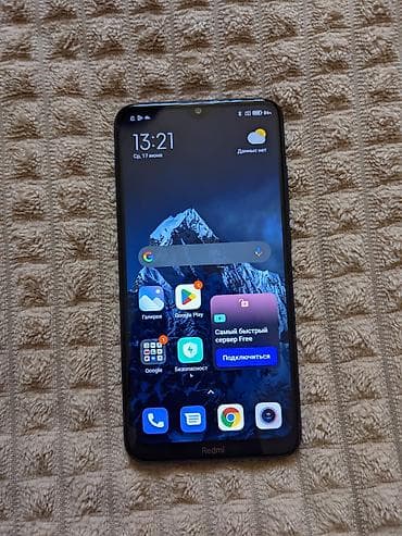 iphone 11: Redmi, Redmi 8, Б/у, 64 ГБ, цвет - Синий, 2 SIM — 2