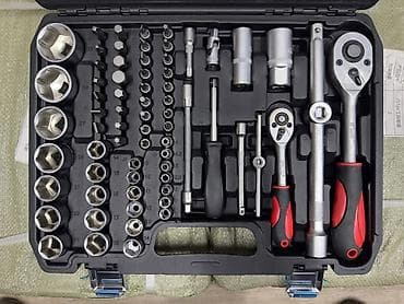 машино: Набор инструментов Leeder Tools, 82 предмета, в прочном пластиковом — 3