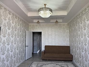 osh flat: 2 комнаты, 60 м², Городская больница №4 (ул. Айни) 4 этаж, Евроремонт — 4