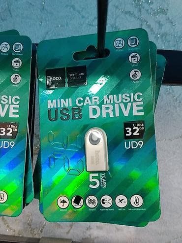 Настольные ПК и комплектующие: Флеш-накопитель Hoco UD9 Mini Car Music USB Drive, 32 ГБ Ключевые — 1