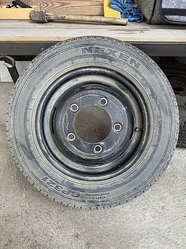 покрышка р13: Колеса в сборе 145 / R 13, Б/у, Запаска, Легкий коммерческий транспорт (C/LT), Железные, отверстий - 4 — 2
