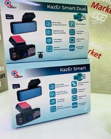 зеркало видеорегистратор антирадар камера парктроник: KazEr Smart WiFi и Dual Wifi- однокамерные и двухкамерные модели — 2