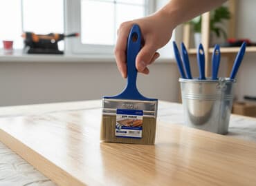 шариковая ручка: Кисти для лака с синей пластиковой ручкой. Подходят для нанесения — 1