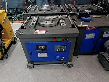 работы по металлу: Электромеханический станок для гибки арматуры BEST POWER (сертификация — 2