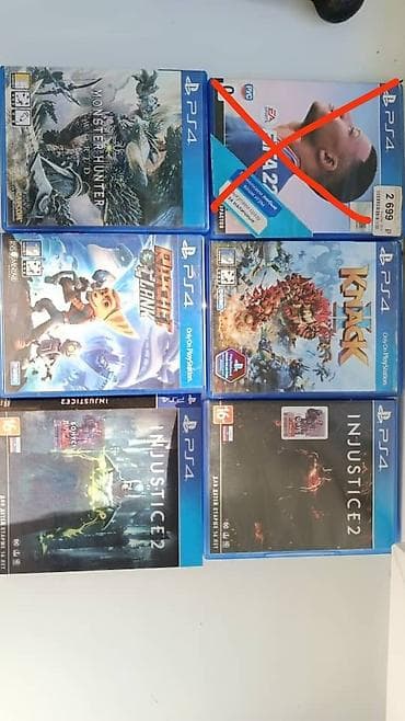 type s: Игры для PS4 (диски) АКЦИЯ: все игры на фото по 500 сом. Injustice 2 — 1