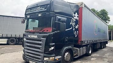 Сүйрөгүч, Scania, 2005 г., Тенттелген — 3
