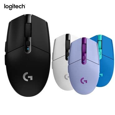 акустические системы logitech со светомузыкой: Logitech g304 (g305) В наличии черный и белый Беспроводная игровая — 1