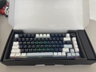 кастомный: Клавиатура, Royal Kludge, Механическая, Bluetooth, Проводное подключение, Размер: 75% — 3